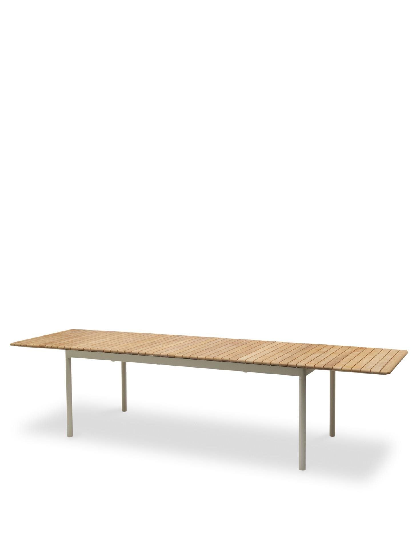 Fritz Hansen PELAGUS -ruokapöytä, kermanvalkoinen/tiikki - Image 2