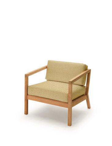 Fritz Hansen VIRKELYST -nojatuoli, keltainen