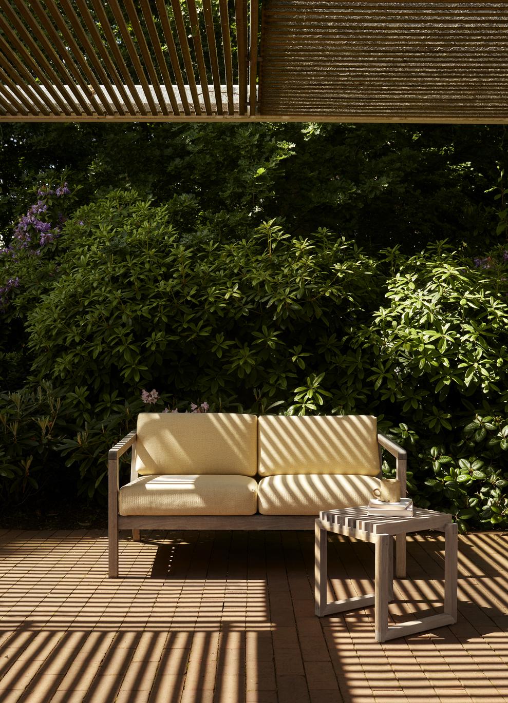 Fritz Hansen VIRKELYST 2-istuttava sohva, keltainen - Image 4
