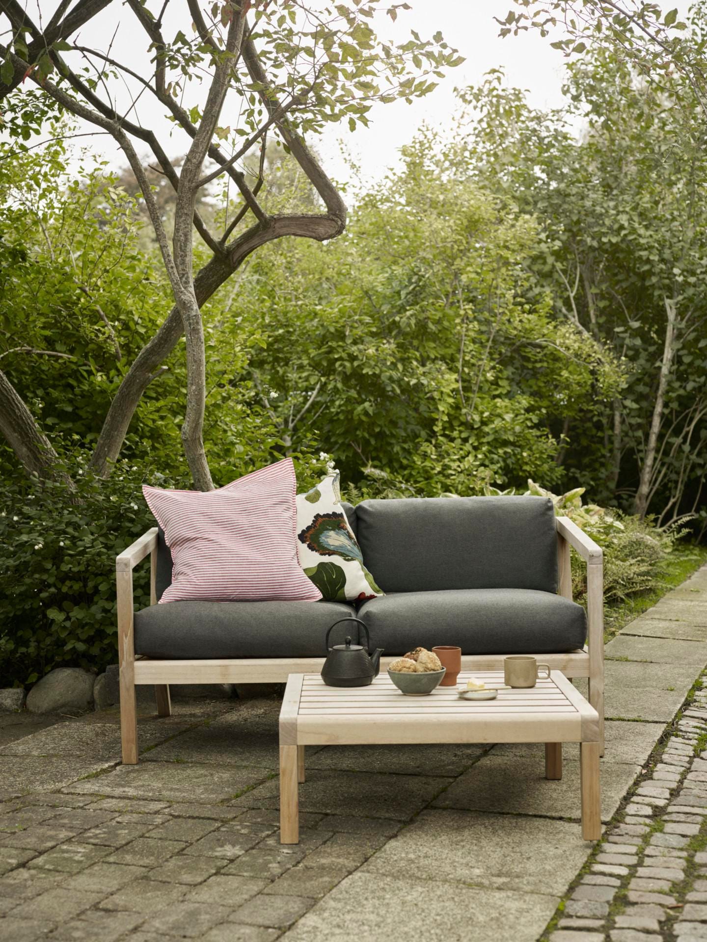 Fritz Hansen VIRKELYST 2-istuttava sohva, tummanharmaa - Image 2
