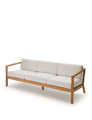 Fritz Hansen VIRKELYST 3-istuttava sohva, papyrus