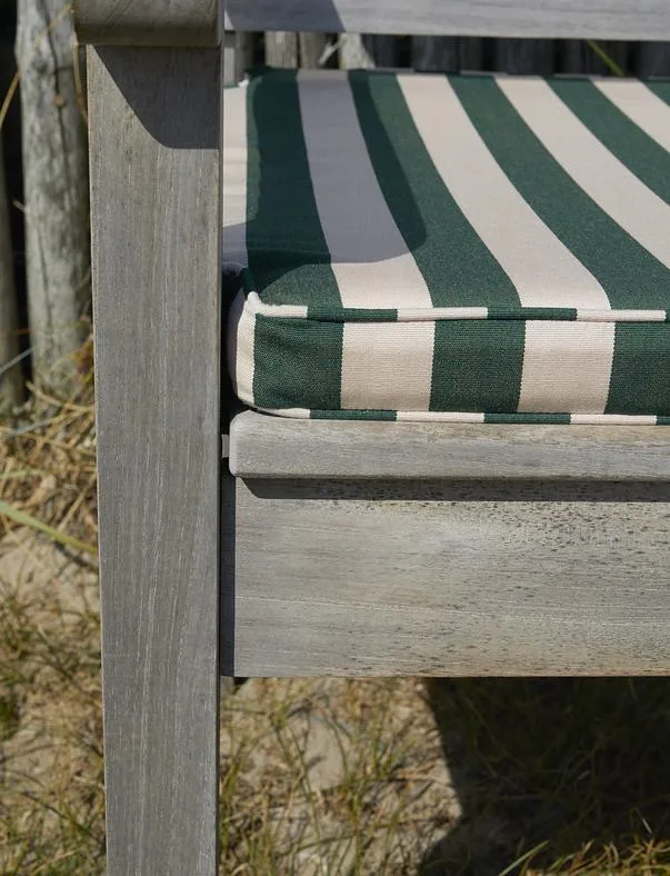 Fritz Hansen DRACHMANN -bench 209 cm with cushion, apricot/dark green - Image 5