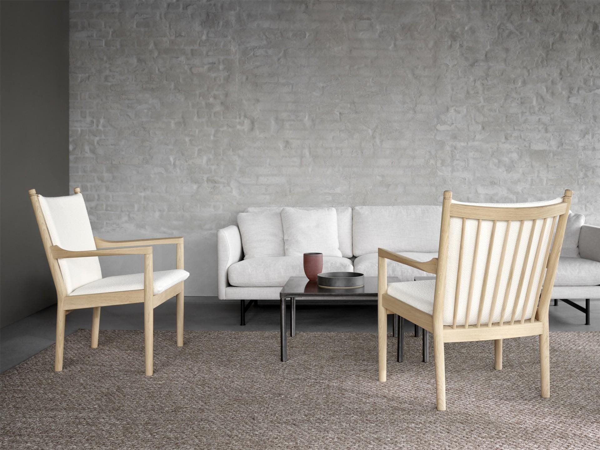 Fredericia 1788 armchair, oak/light grey - Image 2