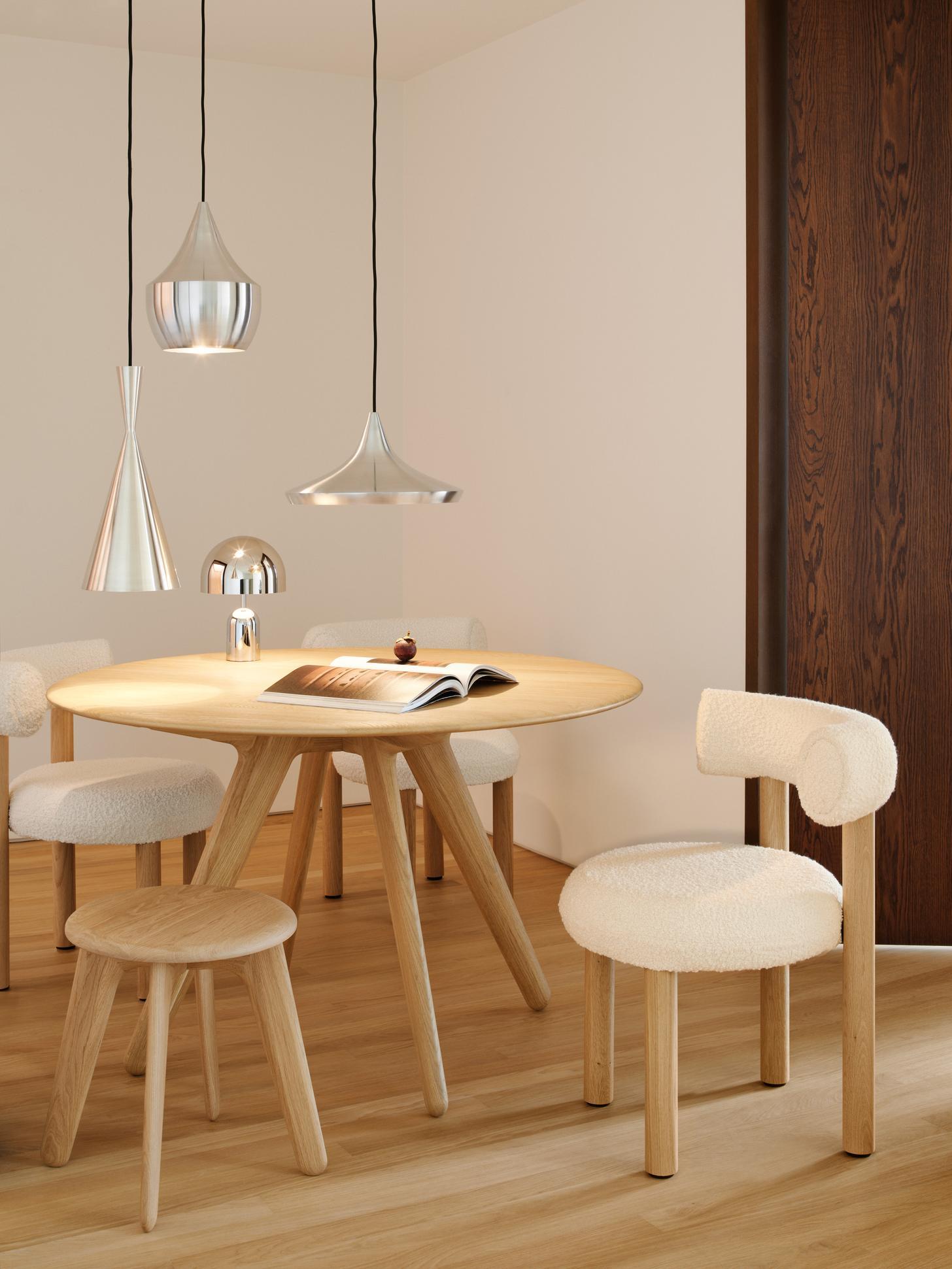 Tom Dixon FAT dining chair, wooden legs - Image 5