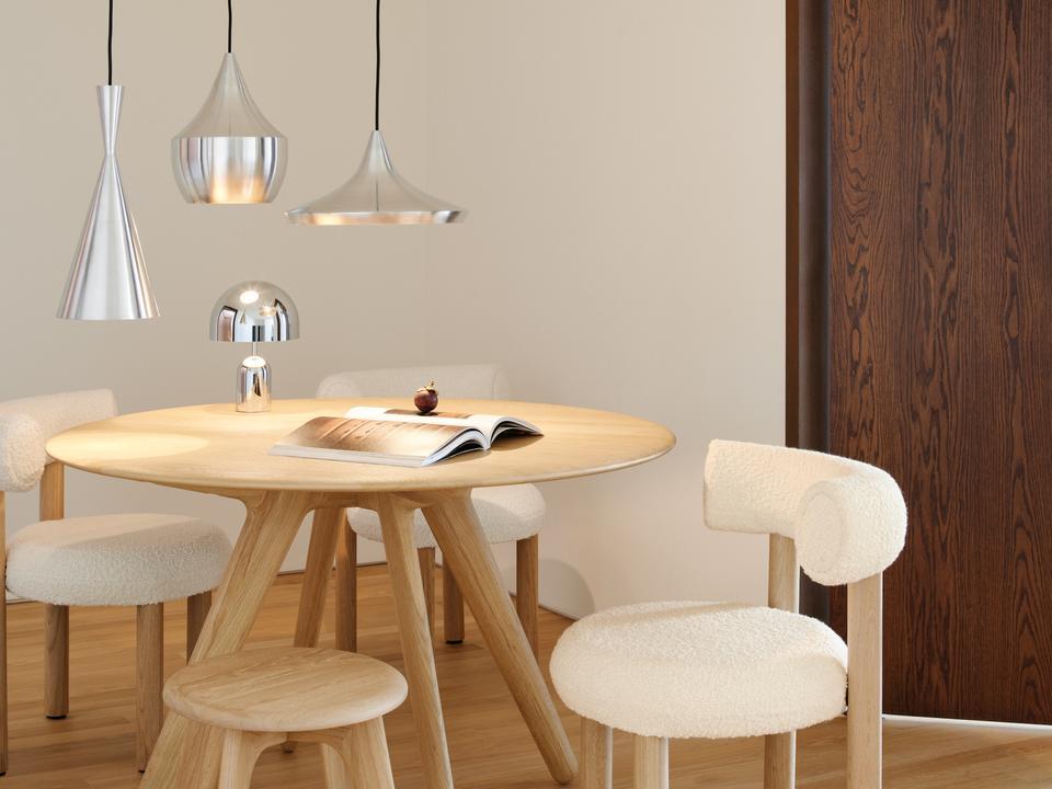 Tom Dixon FAT dining chair, wooden legs - Image 2