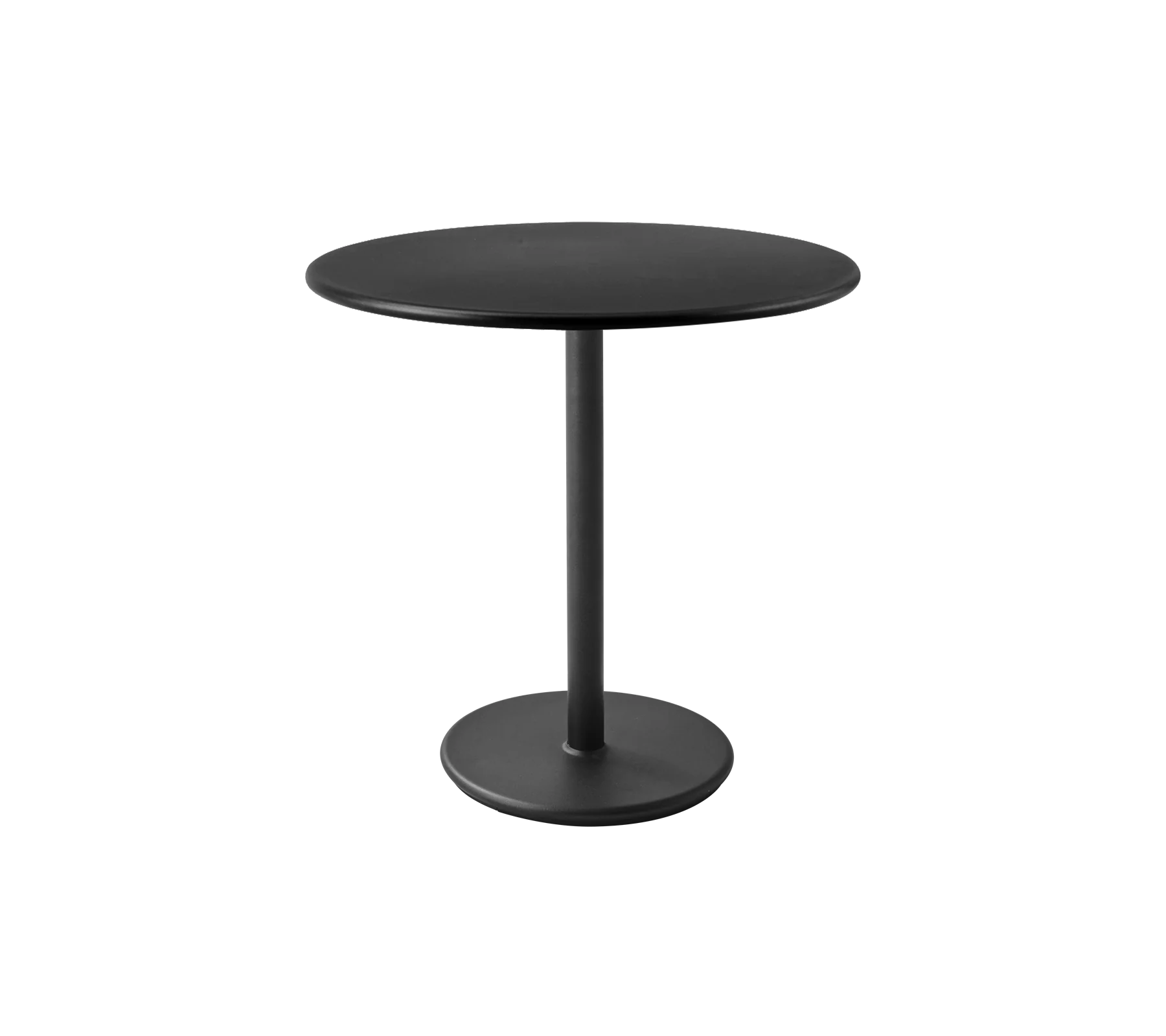 Cane-line GO -café pöytä, Ø80 cm, tummanharmaa alumiini