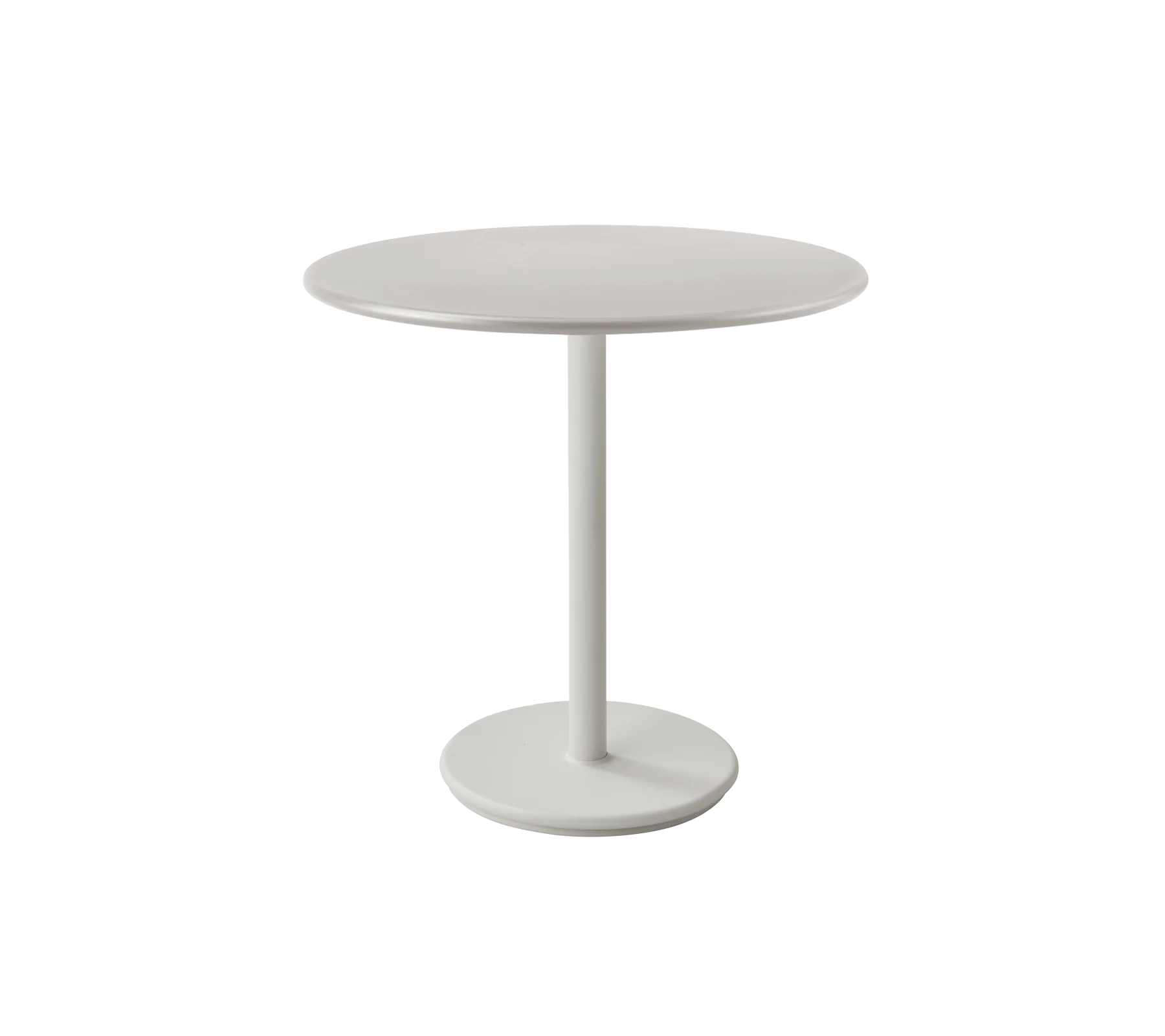Cane-line GO café table, Ø 80 cm, white