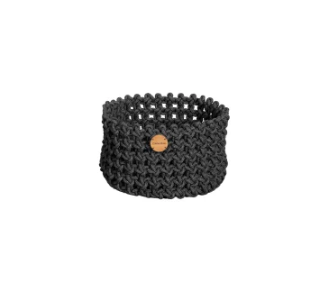 Cane-line SOFT ROPE -kori Ø40 cm, tummanharmaa