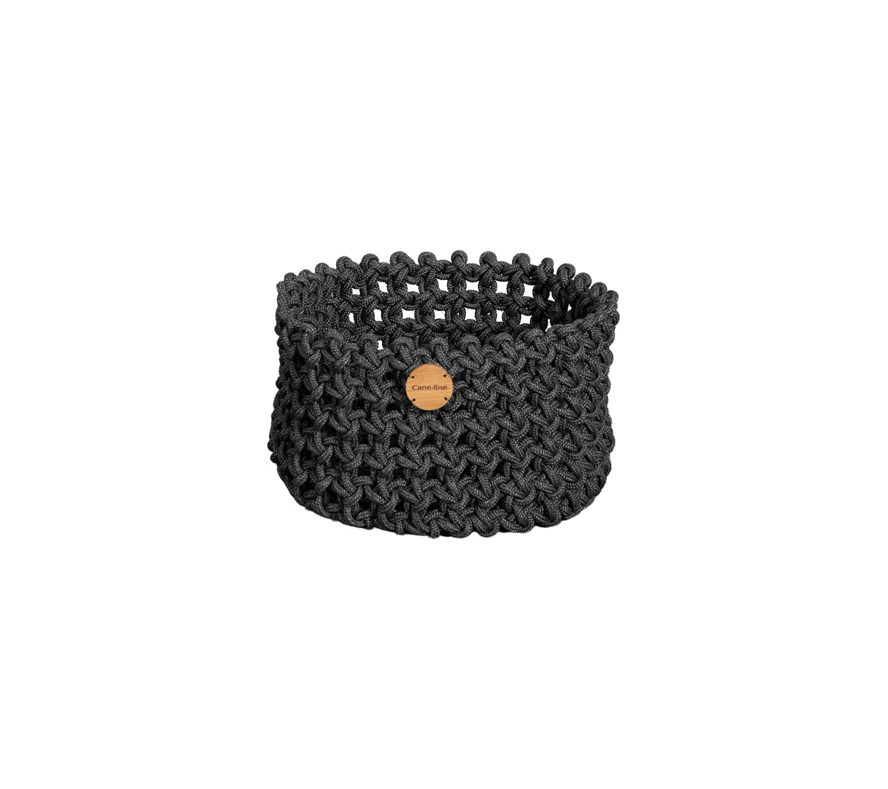 Cane-line SOFT ROPE -kori Ø40 cm, tummanharmaa