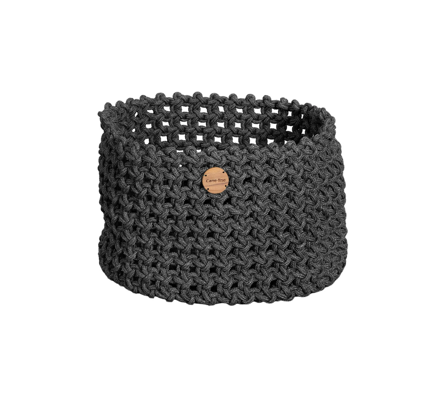 Cane-line SOFT ROPE -kori Ø50 cm, tummanharmaa