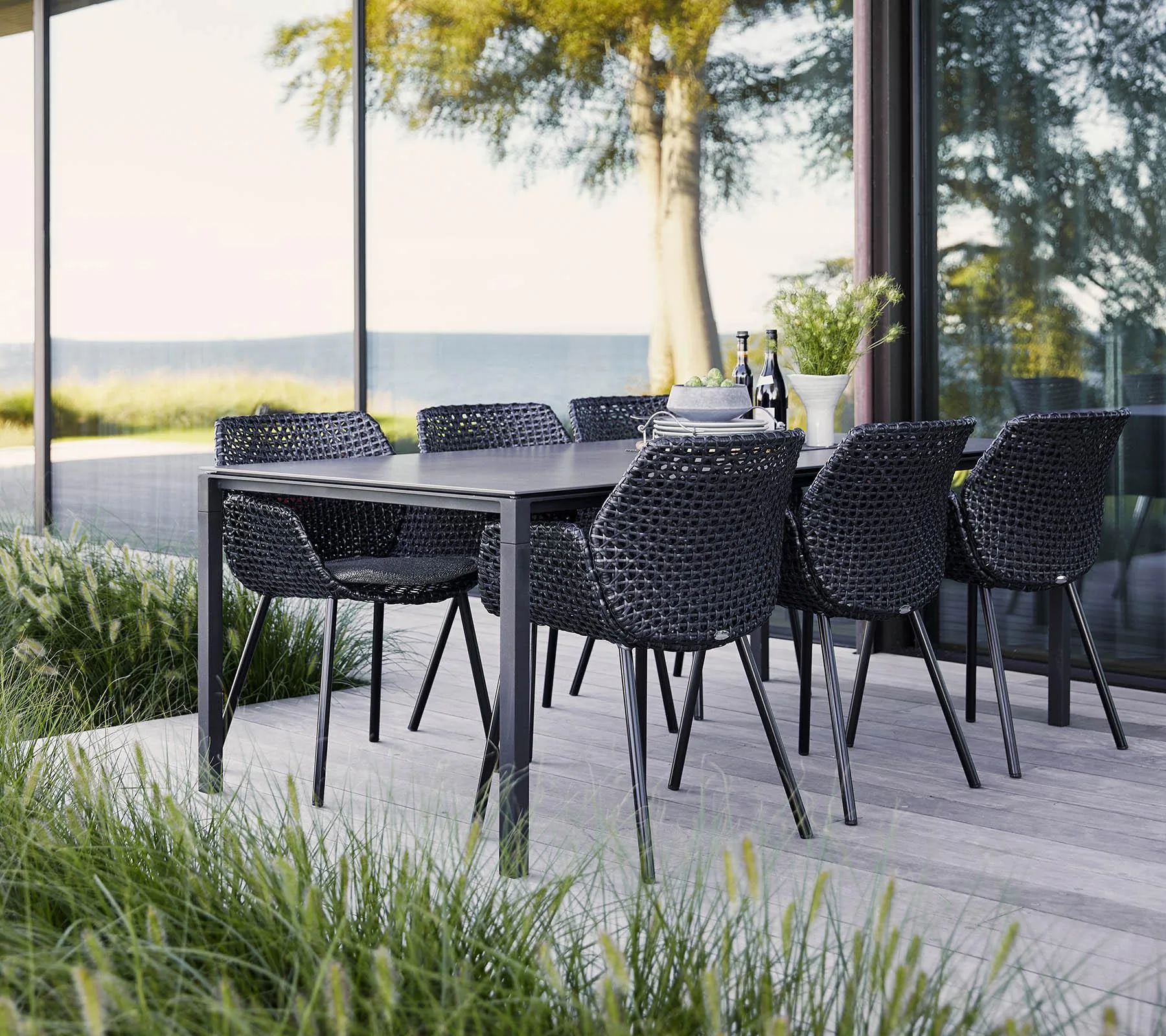 Cane-line VIBE -chair with cushion, black - Image 4