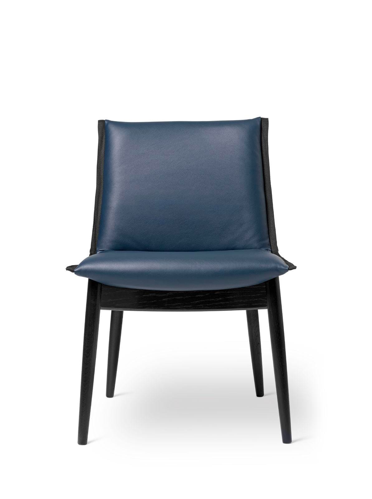 Carl Hansen E004 EMBRACE chair, black oak / leather
