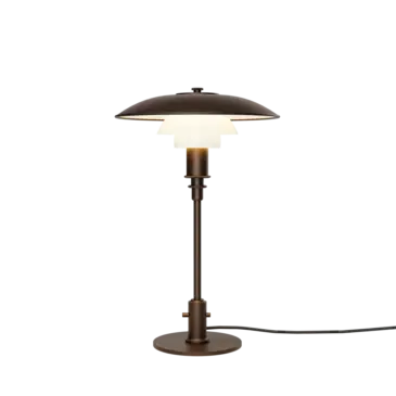 Louis Poulsen PH 3/2 table lamp, aged brass