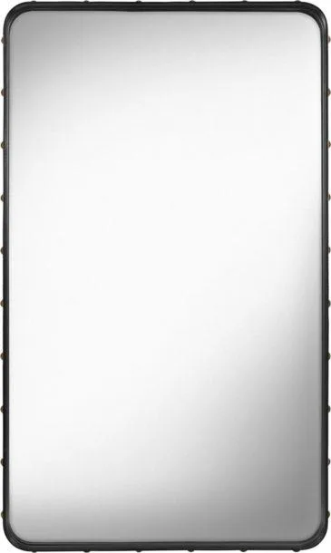 GUBI ADNET RECTANGULAR -peili, 70x115cm, musta