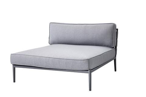 Cane-line CONIC -daybed, vaaleanharmaa