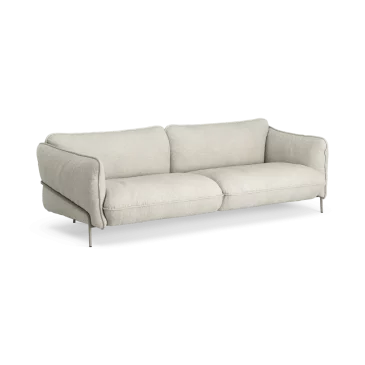 Swedese CONTINENTAL -sohva, beige/kromi