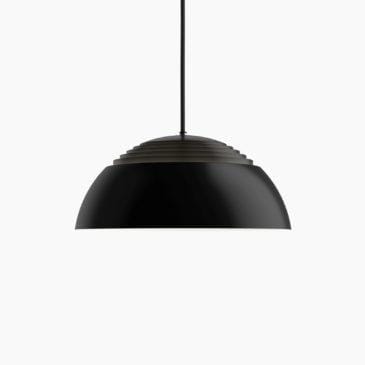 Louis Poulsen AJ ROYAL -riippuvalaisin, Ø370mm, musta