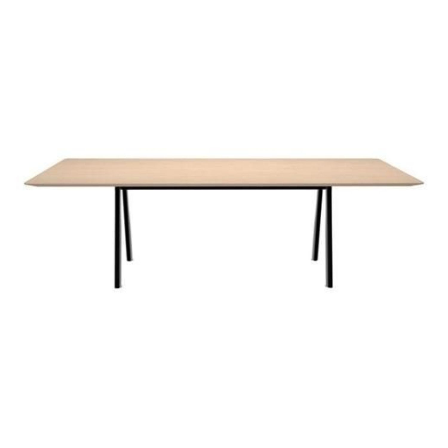Andreu World RADIAL CONFERENCE -pöytä 300x150cm, tammi/musta ME13003