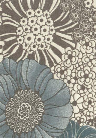 Missoni Home Anemones - tapetti, ruskea