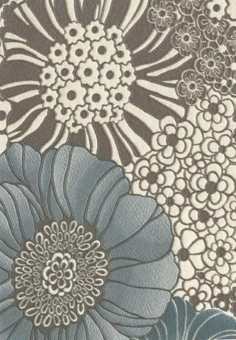 Missoni Home Anemones - tapetti, ruskea