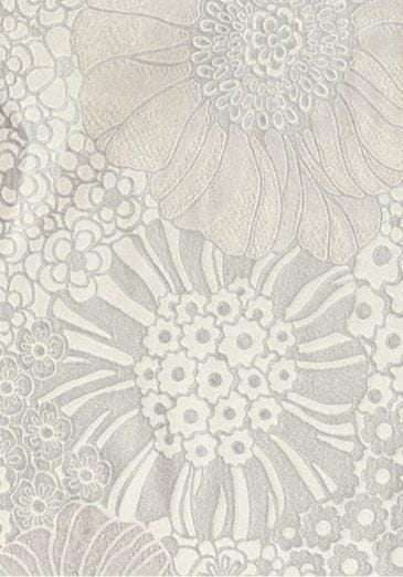 Missoni Home Anemones - tapetti, valkoinen