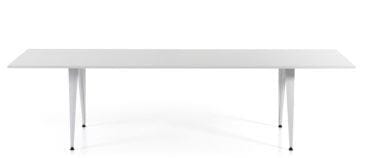 Lammhults ATTACH -pöytä, 240x120 cm, valkoinen