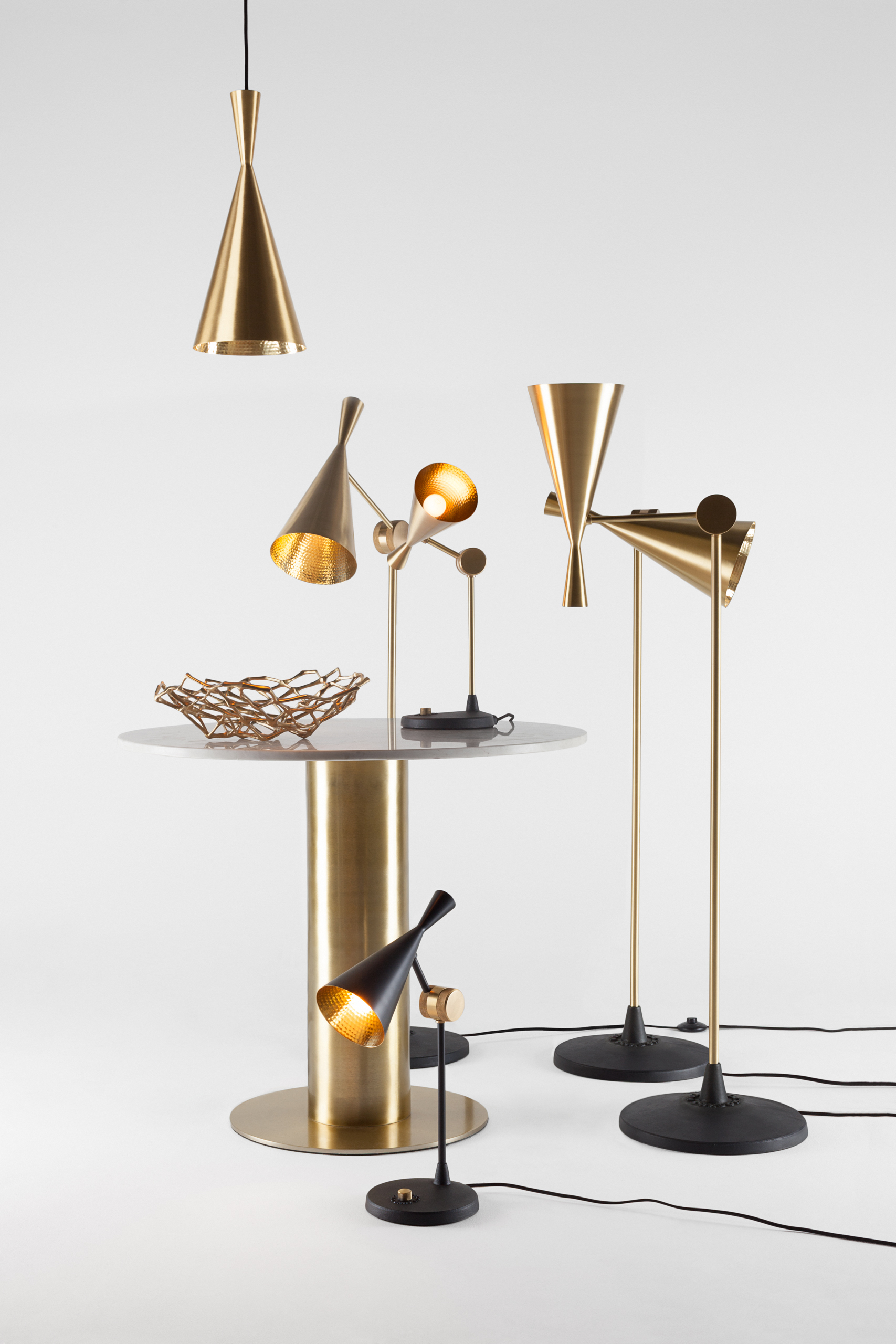 Tom Dixon BEAT LED -lattiavalaisin, messinki - Image 3