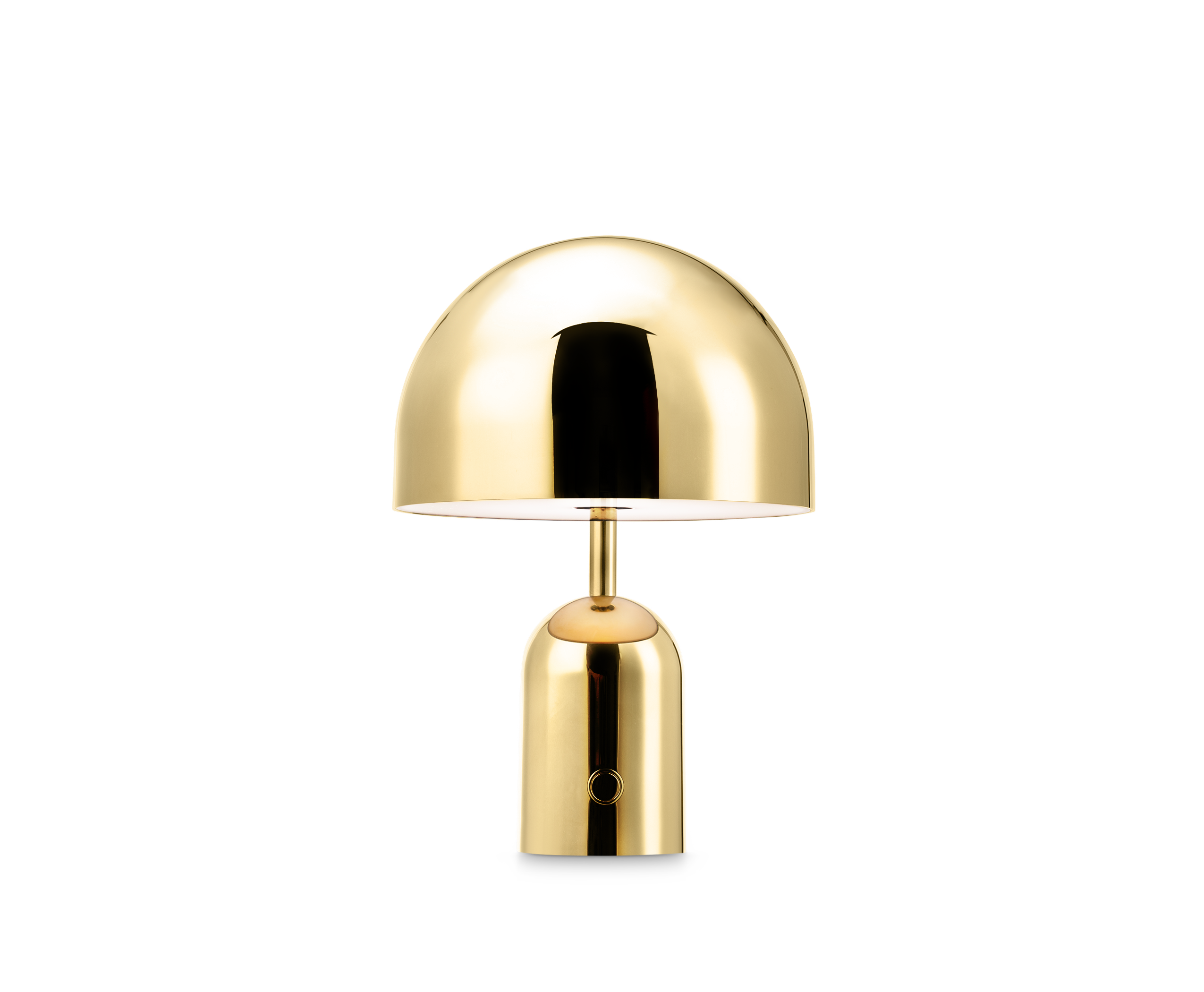 Tom Dixon BELL PORTABLE -pöytävalaisin, kultainen ABS-muovi