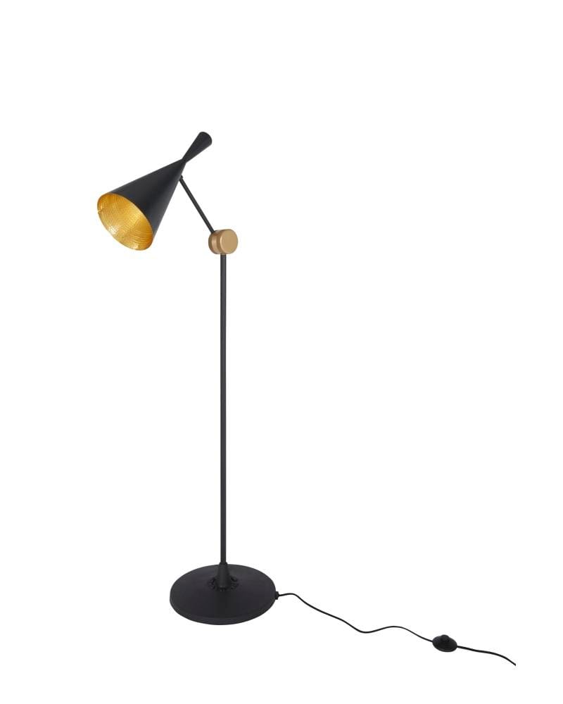 Tom Dixon BEAT LED -lattiavalaisin, musta