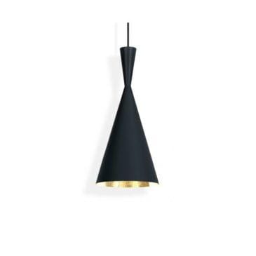 Tom Dixon BEAT TALL -riippuvalaisin, musta metalli/messinki
