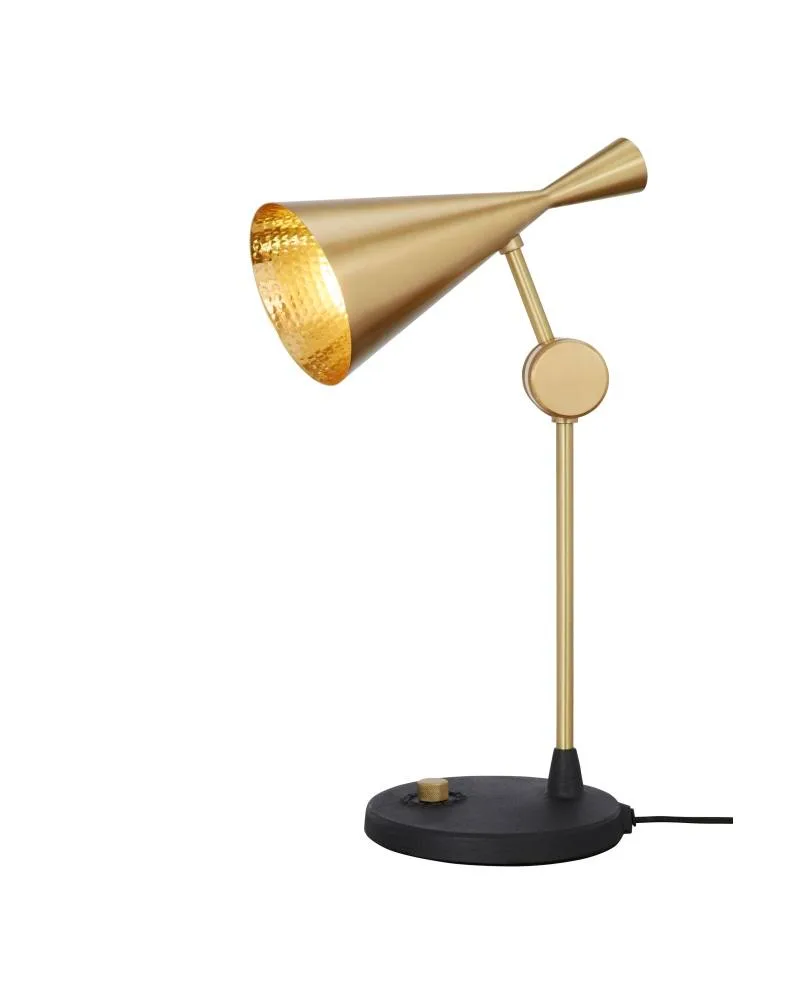 Tom Dixon BEAT LED table lamp, brass