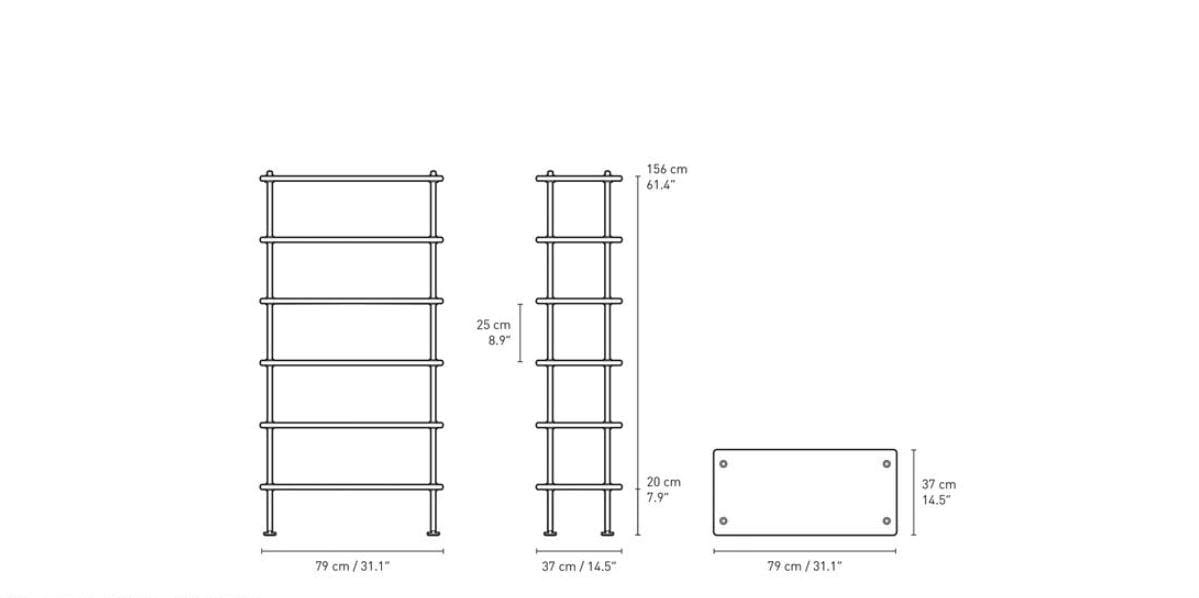 Carl Hansen BM0253 shelving system, high, oiled oak - Image 5