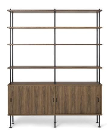 Carl Hansen BM0253 kirjahylly, korkea, öljytty pähkinä