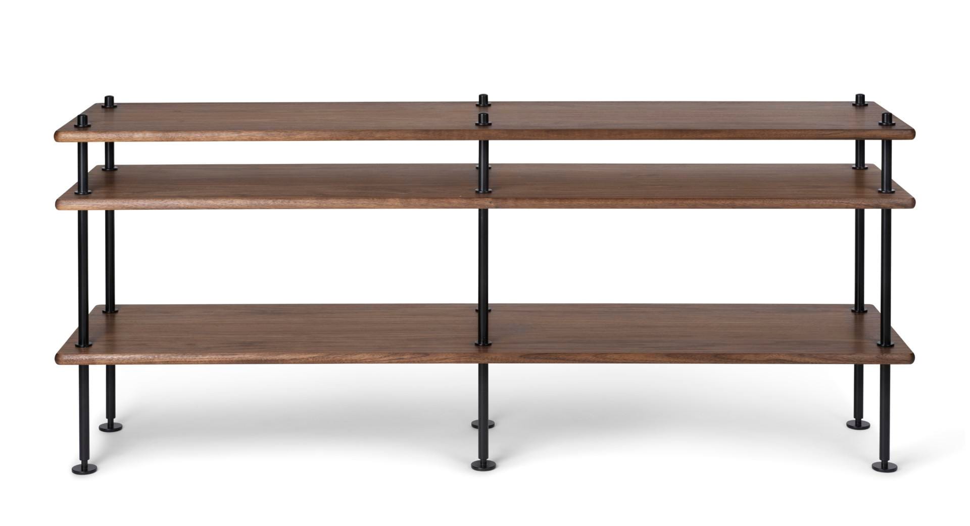 Carl Hansen BM0253 shelving system, low, oiled walnut