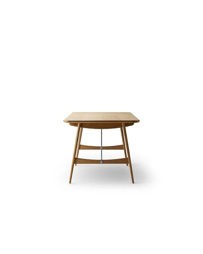 Carl Hansen BM1160 table, oiled oak / stainless steel - Image 2