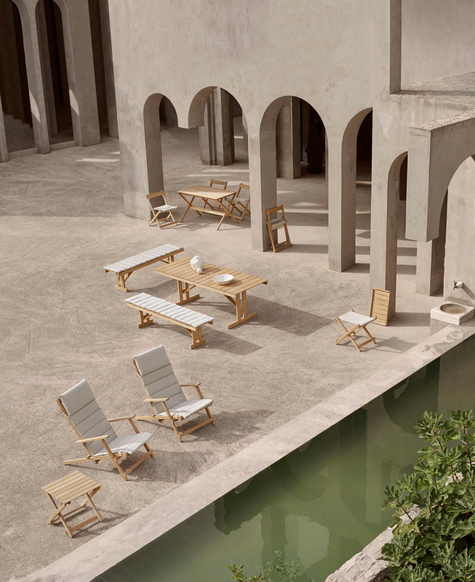 Carl Hansen BM1871 -bench with cushion - Image 3