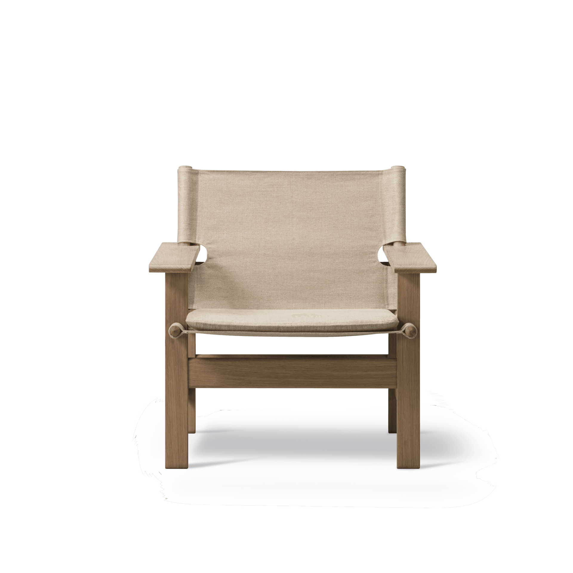Fredericia THE CANVAS CHAIR -nojatuoli, luonnonväri/valkoöljytty tammi
