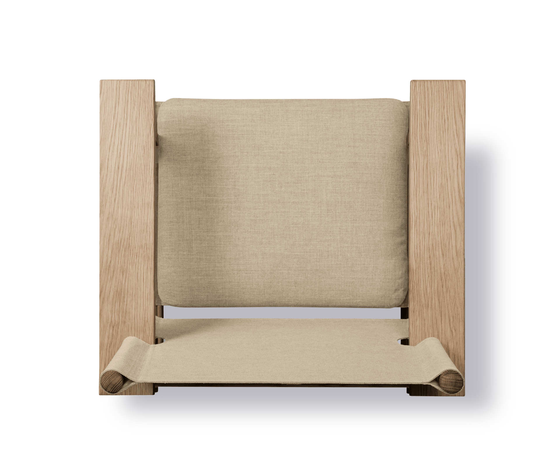 Fredericia THE CANVAS CHAIR -nojatuoli, luonnonväri/valkoöljytty tammi - Image 5
