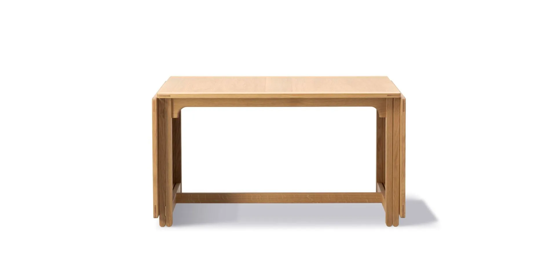 Fredericia BM71 LIBRARY -dining table, 126-252 x 93 cm, oiled oak - Image 2