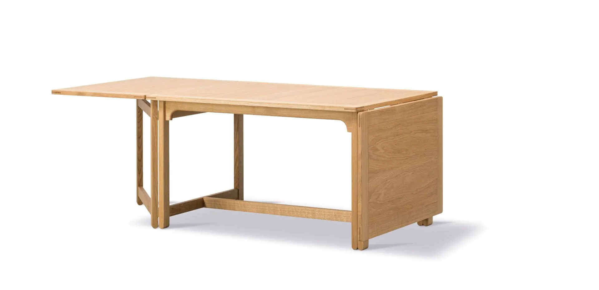 Fredericia BM71 LIBRARY -dining table, 126-252 x 93 cm, oiled oak - Image 3