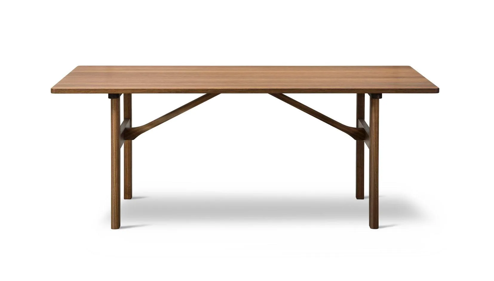 Fredericia BM84 6284 -dining table, 180x90 cm, smoked oak