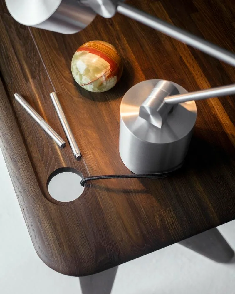 Tom Dixon SLAB -työpöytä, savutammi - Image 6