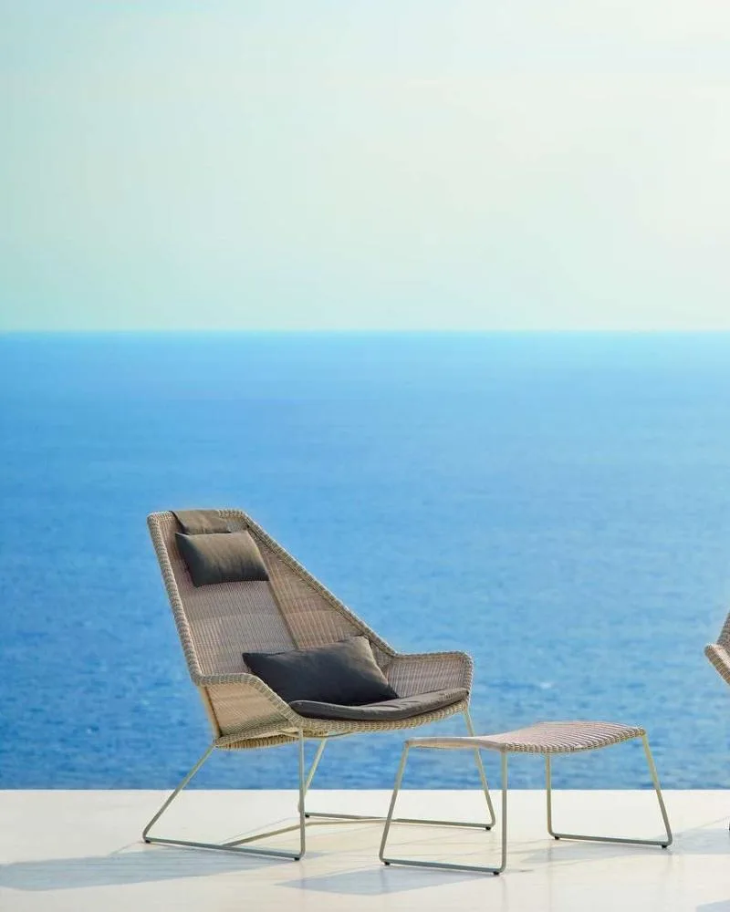Cane-line BREEZE lounge chair, high back, black - Image 3