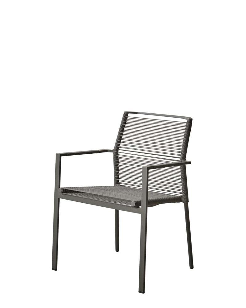 Cane-line EDGE -tuoli, harmaa