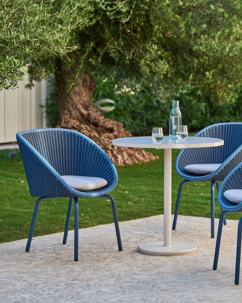 Cane-line GO -café pöytä, Ø80 cm, tummanharmaa alumiini - Image 4