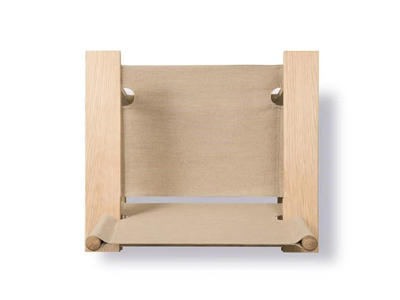 Fredericia CANVAS armchair, natural canvas / soaped oak - Image 3
