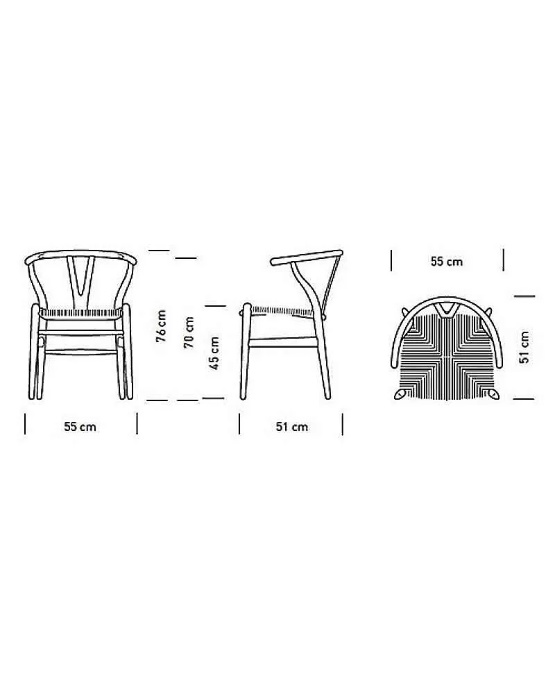 Carl Hansen CH24 -tuoli, öljytty savupetsattu tammi/luonnonvärinen istuin - Image 7