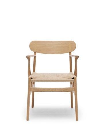 Carl Hansen CH26 -tuoli, öljytty tammi/luonnonvärinen paperinaru