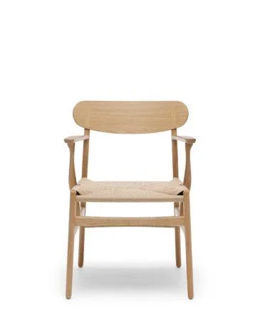 Carl Hansen CH26 -tuoli, öljytty tammi/luonnonvärinen paperinaru