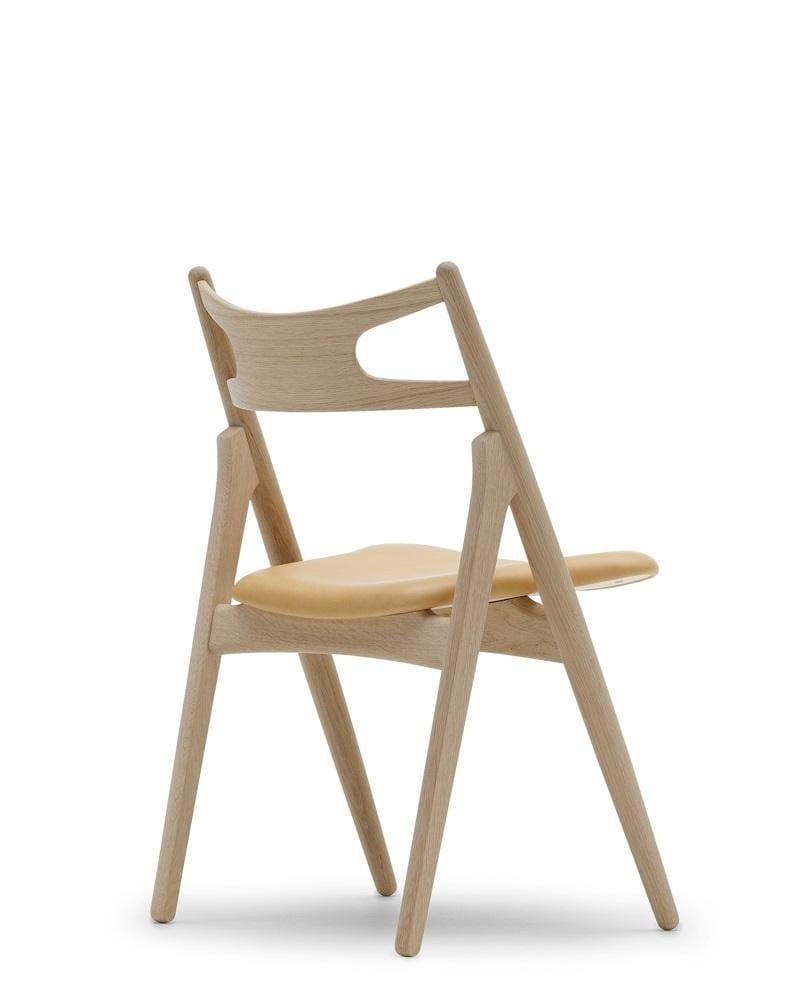 Carl Hansen CH29P -tuoli, saippuoitu tammi/nahka - Image 2